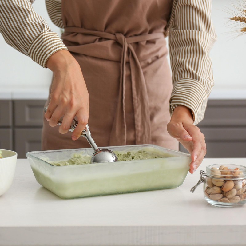sourcing map 2pcs Cookie Scoops, Ice Cream Scoop with Trigger