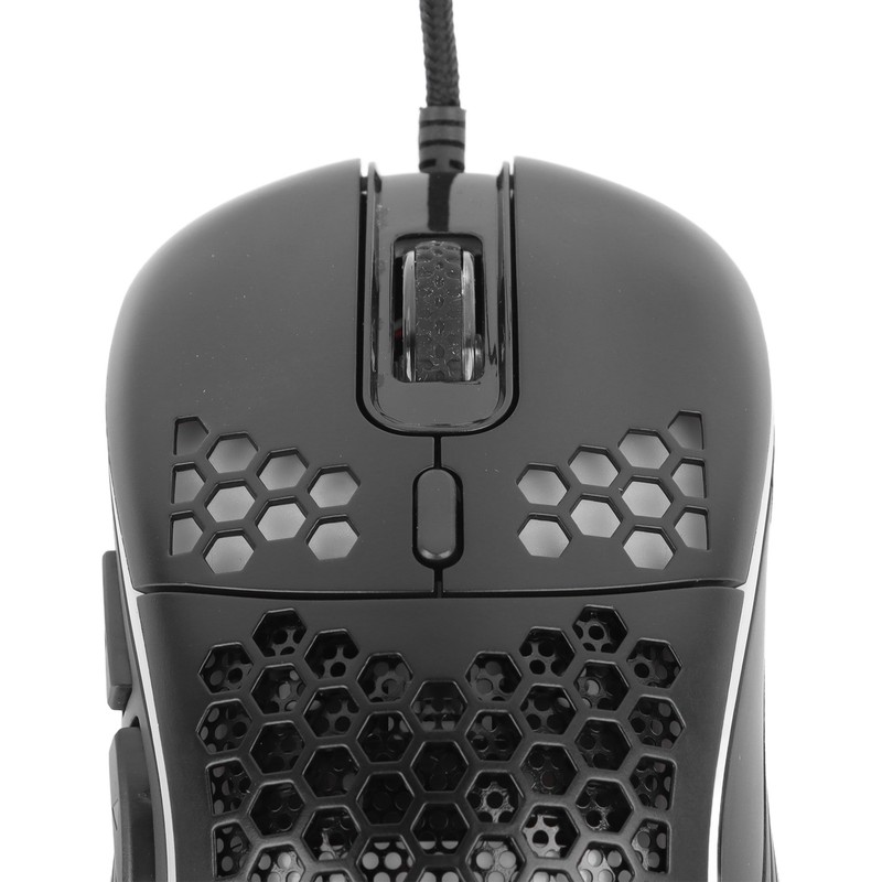 Wired Mouse Lightweight Hollow Out Ergonomic Optical Sensor USB Computer