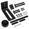 Wilktop Adjustable Floor Guide Set of 2, Sliding Door Runner,