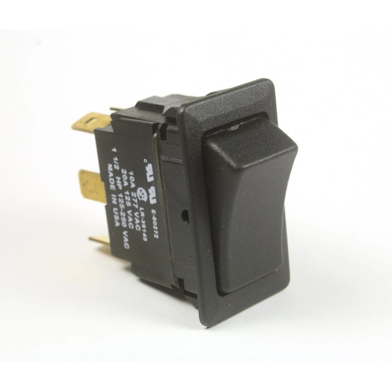 GB Maintained Rocker Switch DPDT 10A 277VAC, 20A 125VAC ON/OFF/ON,