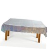 LABRIMP Iridescent Rainbow Tablecloth for Party Decorations Wedding Disposable Table
