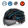 PEGGS Casco De Bicicleta De Ciclismo De Montaña Con Luz