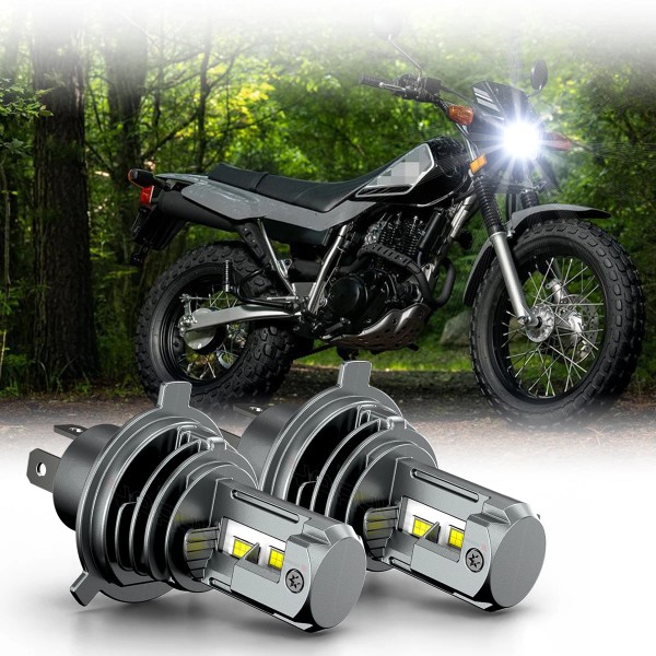 Chusyyray Motorcycle H4 9003 LED Headlight High Low Beam 6K