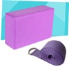 BESPORTBLE Eva Yoga Blocks Strap Essential Yoga Accessories Non-stretch Cotton