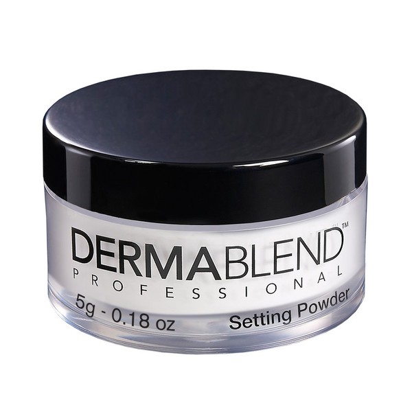 Dermablend Loose Setting Powder, Translucent Face Powder Makeup & Finishing Powder, Mattifying Finish and Shine Control , Travel Size .18oz.