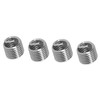 100Stück Gewindereduzierungsmutter Reparatureinsatz Kit Rohrverschraubung Reduzieradapter Edelstahlbefestigungszubehör M6x1 (mm) (1.5D)