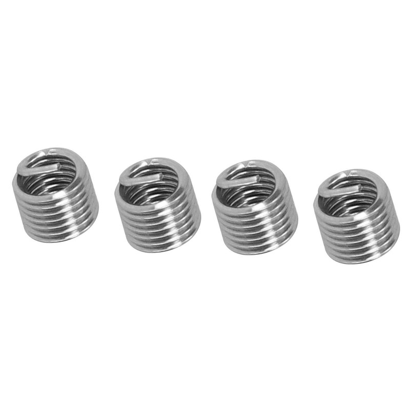 100Stück Gewindereduzierungsmutter Reparatureinsatz Kit Rohrverschraubung Reduzieradapter Edelstahlbefestigungszubehör M6x1 (mm) (1.5D)