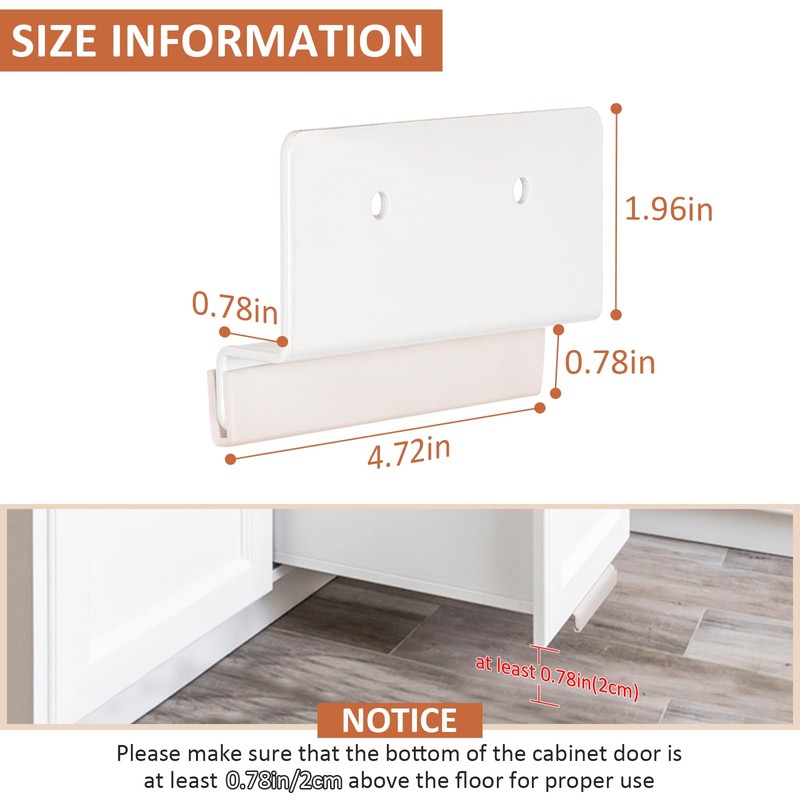 Cathyeen 2 Pack Cabinet Foot Pull, Foot Pull for Trash