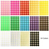 JANYUN 2688 Pcs 1 Inch Round Coding Circle Dot Labels,