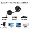 PENGLIN 5-Pack Waterproof HDMI Coupler, Panel Mount Pass Through Connector,
