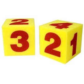 Learning Resources Giant Soft Cubes - Numerals