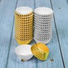 Elcoho 600 Pieces 1.25 Inch Mini Foil Metallic Cupcake Liners