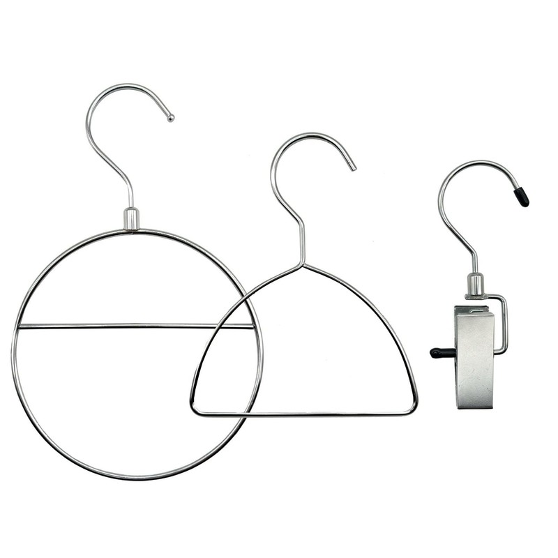 Hang-All Boot Clips, 6" Premium Chrome Metal with EuroClip, 10