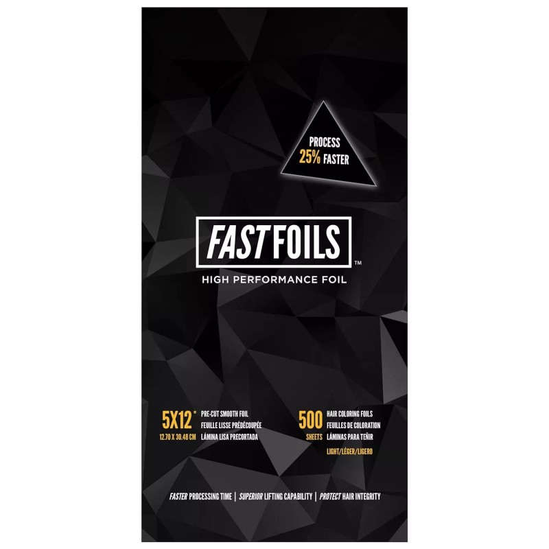 FASTFOILS 5"x12" Inches Pre Cut Foils - 500 Sheets
