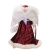Kurt S. Adler 12-Inch White, Silver and Burgundy Angel Tree
