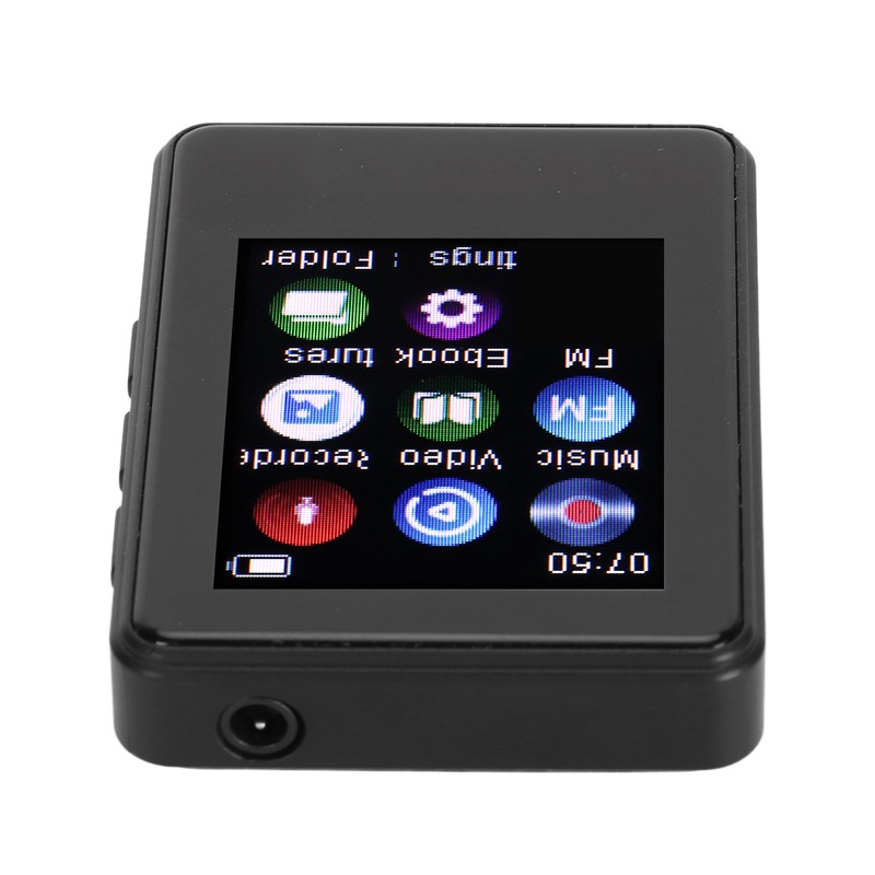 MP3 Player Bluetooth 5.0 1.77inch Full Touch Screen HiFi Stereo