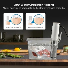 Read WiFi Sous Vide Cooker ISV-101W, INKBIRD 1000 Watts Thermal Immersion PLEASE READ