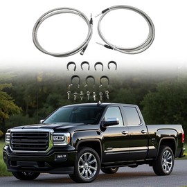 819-816 Fuel Line Kit Replacement for 15946184 15946199 Fit for Chevy Silverado 1500 Classic 2500 HD 3500 for GMC Sierra 1500 2500 HD 3500 2004-2010 Flexible Stainless Steel Braided Fuel Line Kit