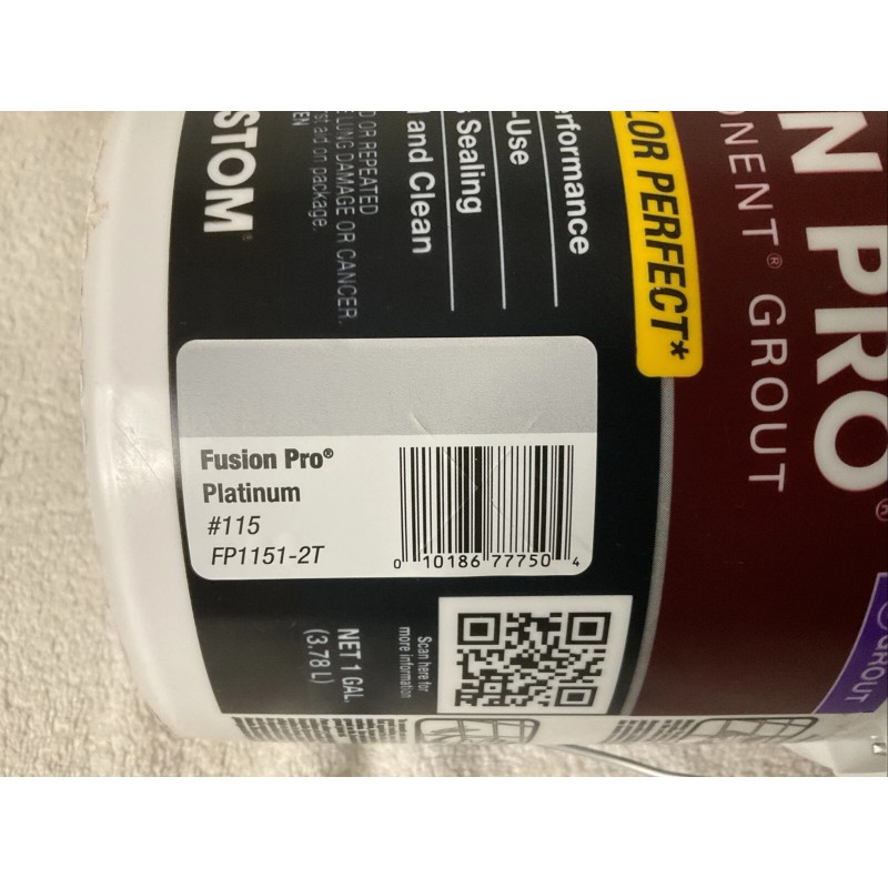 Fusion Fusión Pro Single Component Grout - PLATINUM