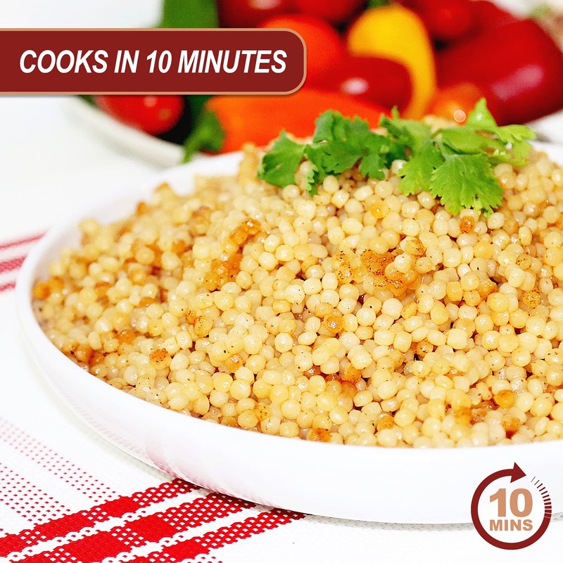 Baron’s Original Israeli Couscous Toasted Pasta | 100% Natural Pearled