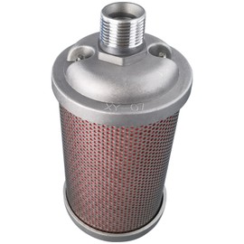 X07 Air Compressor Muffler 3/4" NPT Male,Single Chamber 145 PSI exhaust muffler, used for replacing parts of air compressors, compressor dryers, compressed air equipment, and systems