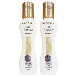 Latest Silk Therapy Reparative Hair Essence Damaged Hair Protein Argan Oil 59ml, 2 Pieces / 최신상 실크테라피 리페러티브 헤어 에센스 손상모 단백질 아르간 오일 59ml, 2개