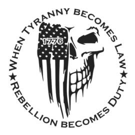 Handmade USA When Tyranny Becomes Law - 4" Vinyl Decal Car Window Yeti Laptop Trailer Bar