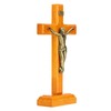Crucifix Wooden Hand Made Standing Catholic Jesus Crucifix Wall Cross