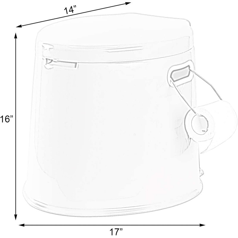 PLAYBERG Portable Travel Toilet for Camping and Hiking