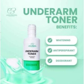 Clarity Essentials Underarm Whitening Set Toner & Cream by Clarity Essentials(Big Size)