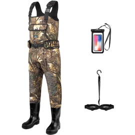 Trudave Fishing Waders for Men, Chest Waders with Boots Waterproof for Men & Women, Neoprene Waders for Hunting & Fishing