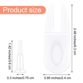 Xinjoduz Pack of 4 Air Plugs for Gymnastics Ball, Replacement Set for Gymnastics Ball, Inflatable Plug with 1 x Removal Devices, Gymnastics Balls, Accessories, Yoga Ball, Jumping Ball, Inflatable Plug