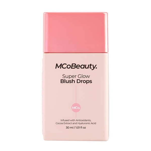 MCoBeauty Super Glow Blush Drops, Blush Pink, Instantly Warm and
