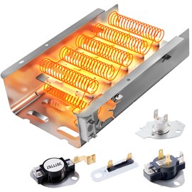 SUMNEW Upgraded 279838 Dryer Heating Element Kit, 5400W 240V, Compatible with Whirlpool, Kenmore, Maytag, Roper, Estate, Inglis, KitchenAid, Crosley, Amana etc.