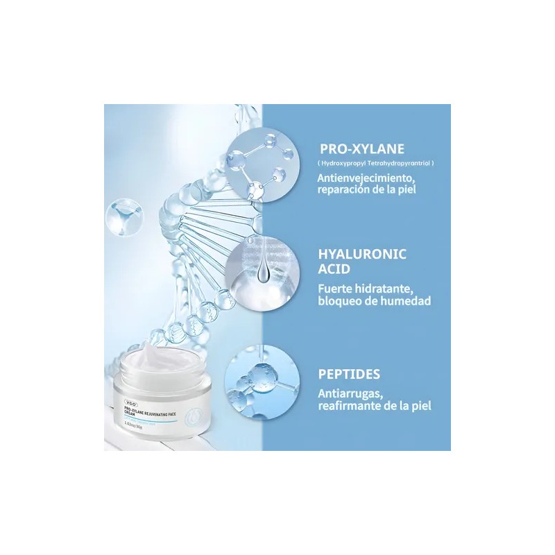 Crema Facial Pro-xylane Rejuvenecedora Con Colágeno 30g Vgo