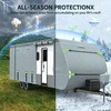 Travel Trailer RV Cover, Extra-Thick Upgraded 8 Layers for Camper