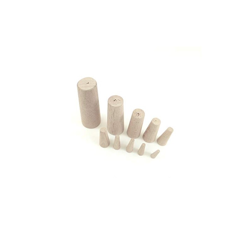 MiDMarine Emergency Conical Thru-Hull Soft Wood Bungs, Set of 10