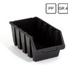 1 x Ergo XL Black Sorting Boxes Stacking Boxes 204