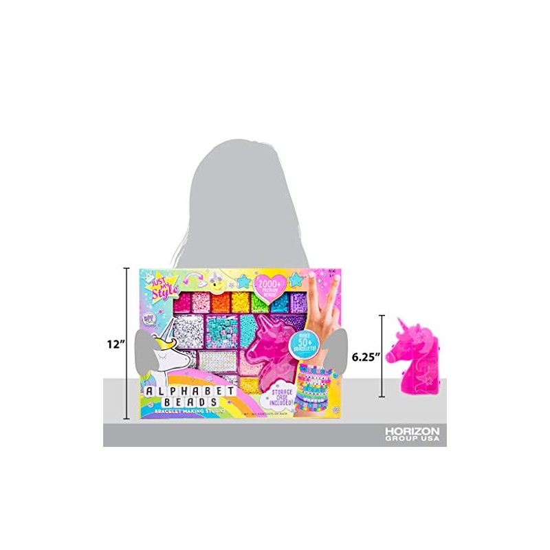 Alphabet Beads Bracelet Making Studio, Make 50+ Custom Bracelets With