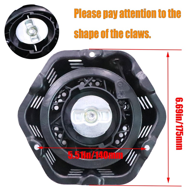 DVBB Pull Start Recoil Starter Compatible with Champion 196cc 208cc