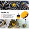 5 Pack Drill Brush Attachment Set, 1/4in Power Scrubber Cleaning