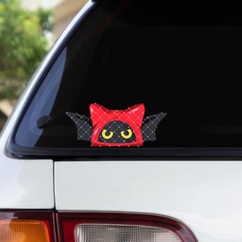 Pure Print Cut Zenless Zone Zero Peeker - Devilboo Anime Design - UV-Resistant & Waterproof - Pack of 2 13 x 5.8 cm - For Laptop, Console & Car