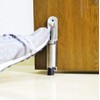 Stainless Steel Telescopic Door Stopper, Heavy Duty Spring Loaded Step