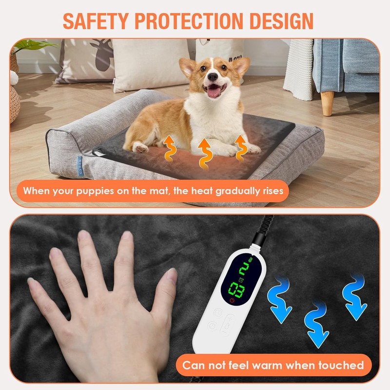 ENJOY PET Heated Cat Bed