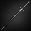 One Hand Medieval Crusader Sword - High Carbon Steel Sword