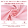 8 Pack Pink Tablecloth 60 x 102 Inch Polyester Table