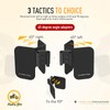 ruiru bro 4 Pack E Track Wheel Chock,E Track Wheel