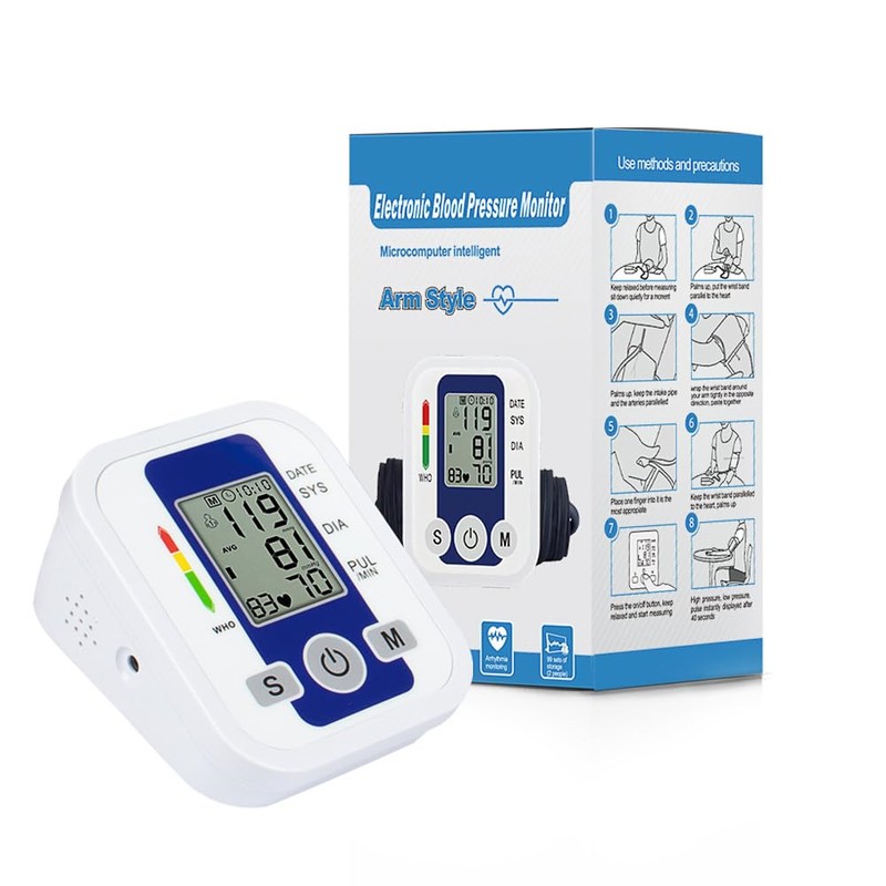 Upper Arm Blood Pressure Monitor - Digital & USB Charging
