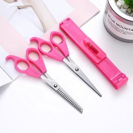 Self hair thinning scissors set cut tools hairdressing scissors styling techniques beard hair trimming haircut cash on delivery or payment when ordering / 셀프 헤어 숱가위 세트 컷 도구 미용 가위 스타 일링 술기 수염 머리 손질 트리 밍 이발 착불 또는 주문시 결제