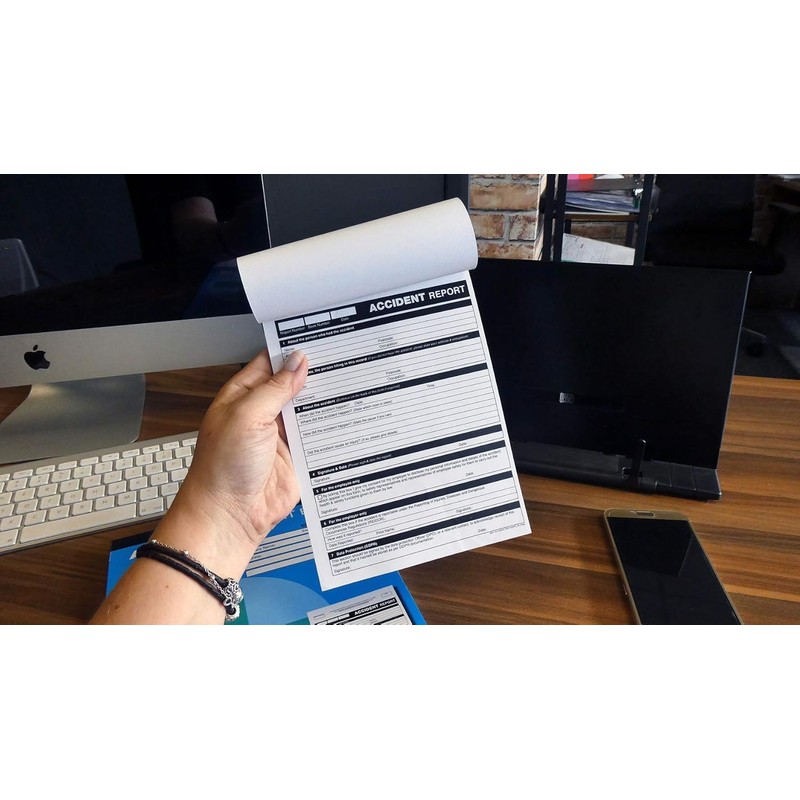 Cherry Printers GDPR Compliant Accident Report Book A5 | 50